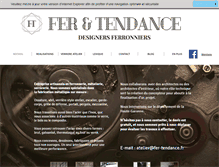 Tablet Screenshot of fer-tendance.com